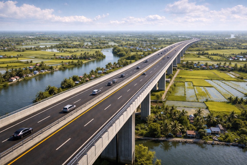 3 ngày tới, tuyến cao tốc cuối cùng trên trục xương sống Bắc - Nam phía Đông chính thức thông xe- Ảnh 3. 3 ngày tới, tuyến cao tốc cuối cùng trên trục xương sống Bắc - Nam phía Đông chính thức thông xe- Ảnh 3.