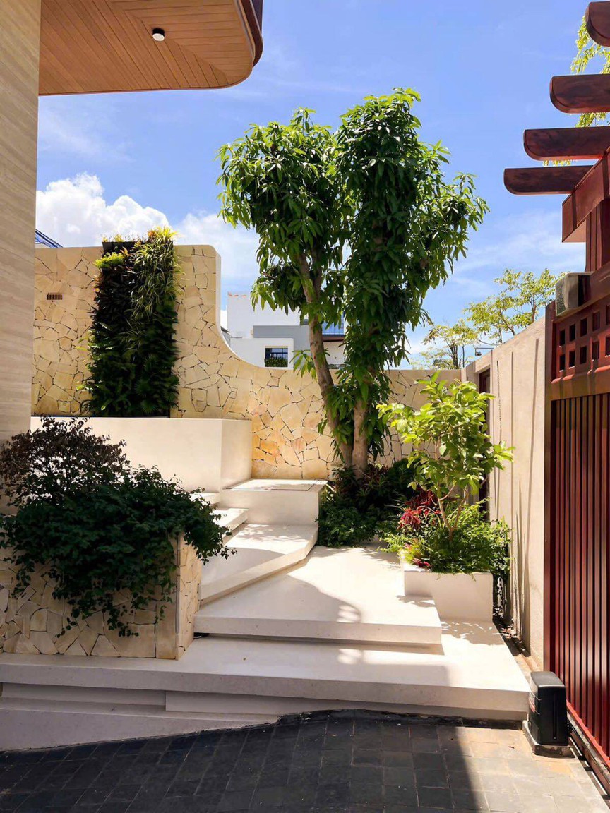 Sống chậm trong tổ ấm giao thoa giữa kiến trúc đương đại và hồn Việt truyền thống- Ảnh 9. Sống chậm trong tổ ấm giao thoa giữa kiến trúc đương đại và hồn Việt truyền thống- Ảnh 9.