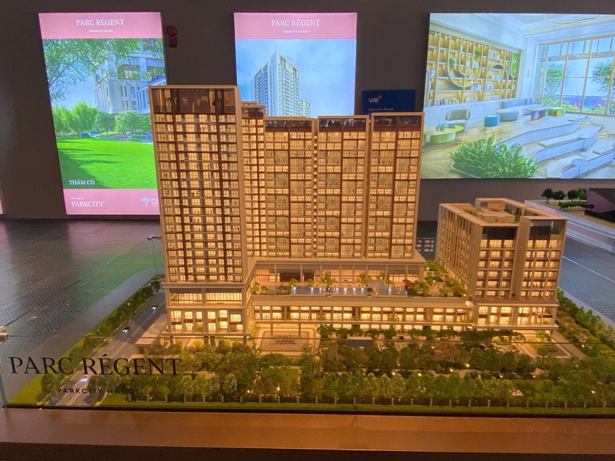 Phối cảnh phân khu Parc Régent tại Khu đô thị Park City