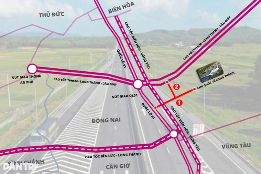 Sắp đưa vào khai thác 2 tuyến đường nghìn tỷ kết nối sân bay lớn nhất Việt Nam- Ảnh 1.