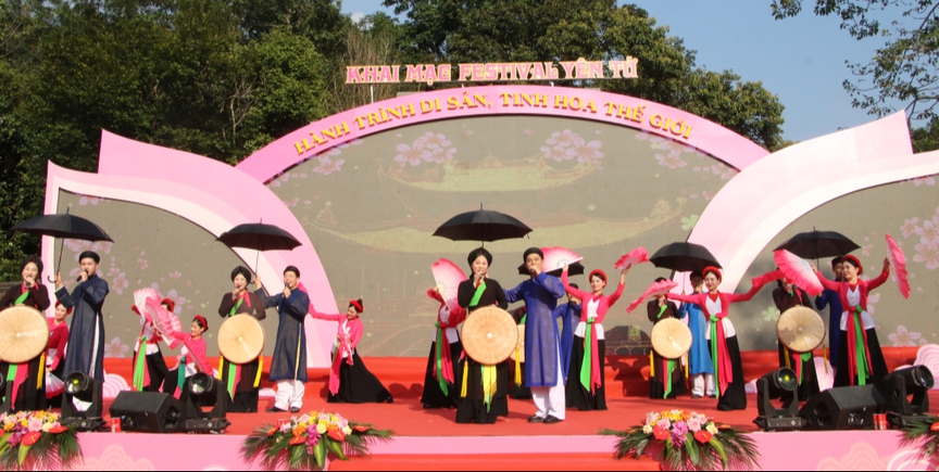 Quảng Ninh: Khai mạc Festival Yên Tử “Hành trình di sản - Tinh hoa thế giới”- Ảnh 1.