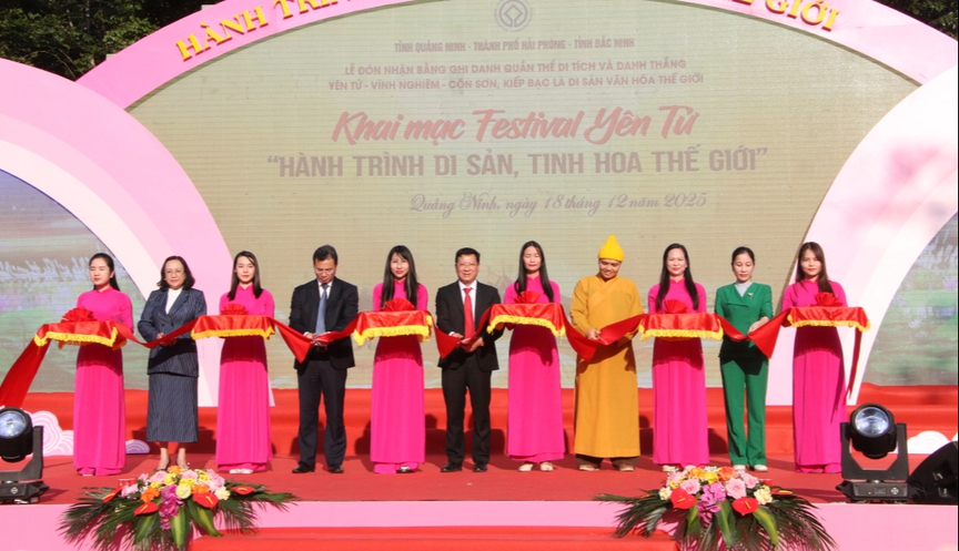 Quảng Ninh: Khai mạc Festival Yên Tử “Hành trình di sản - Tinh hoa thế giới”- Ảnh 2.