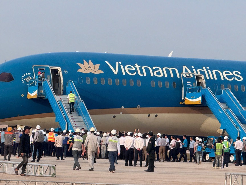 Chưa đầy 24h nữa, siêu sân bay lớn nhất Việt Nam lọt TOP quy mô thế giới sẽ đón chuyến bay thương mại đầu tiên- Ảnh 5. Chưa đầy 24h nữa, siêu sân bay lớn nhất Việt Nam lọt TOP quy mô thế giới sẽ đón chuyến bay thương mại đầu tiên- Ảnh 5.