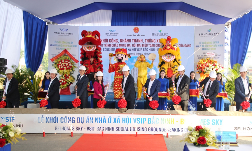 Bắc Ninh: 3 dự án nhà ở xã hội khởi công cùng 1 ngày- Ảnh 2.