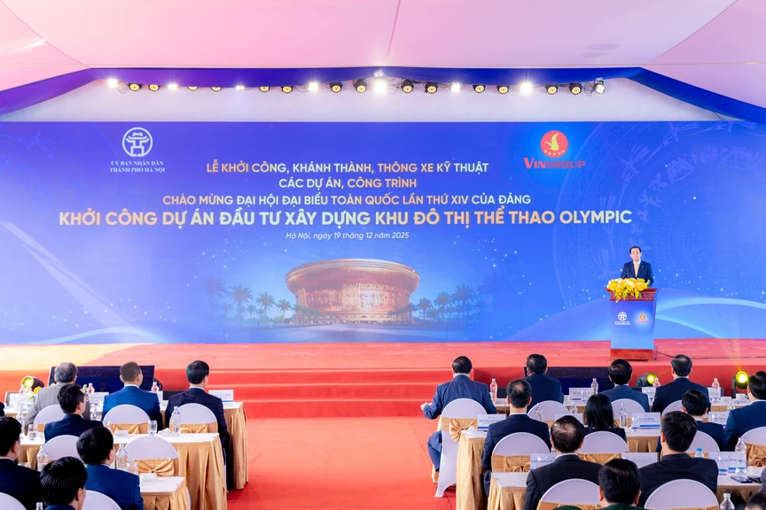 Khởi công Khu đô thị thể thao Olympic: Dấu ấn thời sự trong ngày cả nước đồng loạt triển khai các công trình trọng điểm- Ảnh 2.
