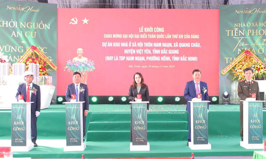 Bắc Ninh: 3 dự án nhà ở xã hội khởi công cùng 1 ngày- Ảnh 1.