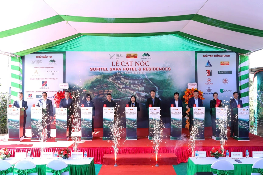 Cất nóc dự án Sofitel Sapa Hotel & Residences – Dấu mốc quan trọng phát triển du lịch cao cấp Tây Bắc- Ảnh 1.