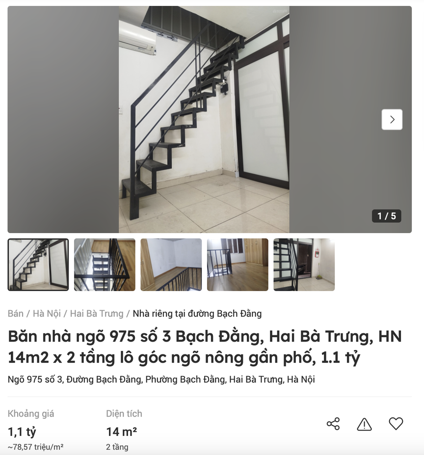 Hà Nội: Những căn nhà được rao bán với giá hơn 1 tỷ đồng có gì? - Ảnh 1.