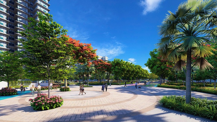 Phối cảnh dự án Khu nhà ở xã hội Tiên Dương 1. Nguồn ảnh: UBND TP. Hà Nội