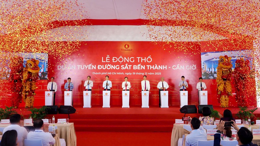 TP.HCM động thổ tuyến đường sắt tốc độ cao Bến Thành - Cần Giờ, rút ngắn thời gian đi lại còn 13 phút- Ảnh 1.