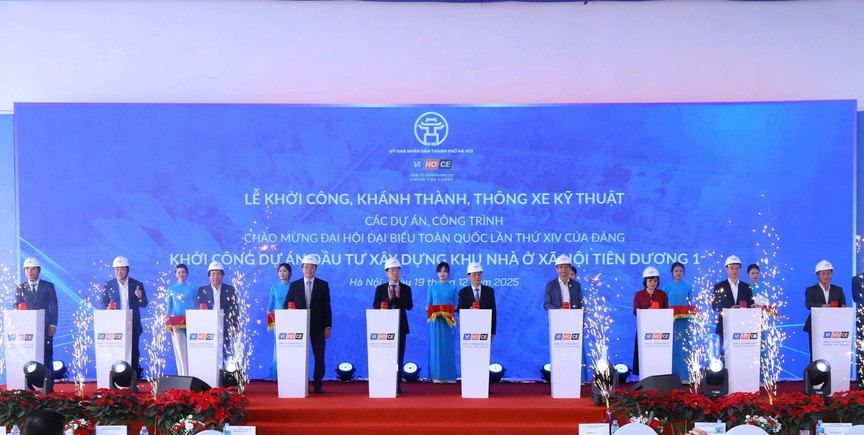 Hà Nội khởi công khu nhà ở xã hội độc lập đầu tiên, quy mô hơn 9.300 tỷ đồng- Ảnh 1.