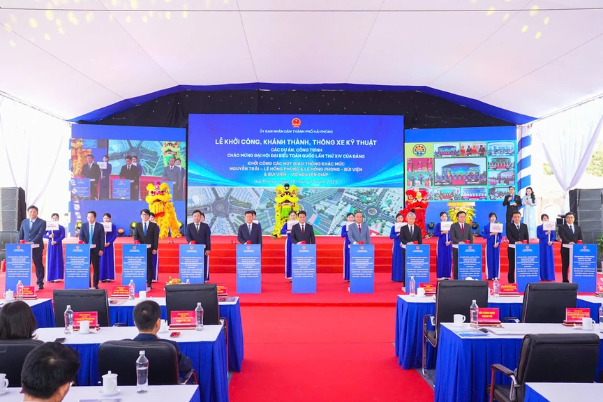 Hải Phòng: Đồng loạt khởi công, khánh thành 13 dự án trọng điểm- Ảnh 3.