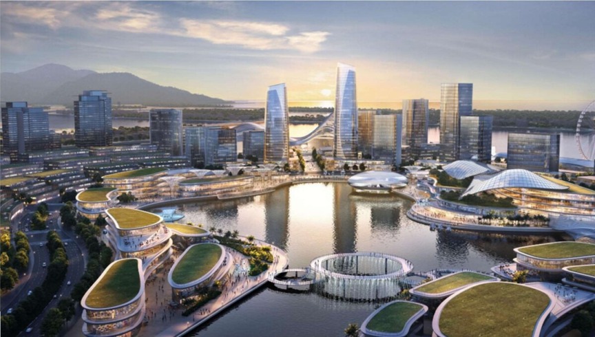 Vingroup chính thức khởi công siêu đô thị ven vịnh biển 85.000 tỷ: Quy mô lớn chưa từng có tại tỉnh có đường bờ biển dài nhất cả nước- Ảnh 2. Vingroup chính thức khởi công siêu đô thị ven vịnh biển 85.000 tỷ: Quy mô lớn chưa từng có tại tỉnh có đường bờ biển dài nhất cả nước- Ảnh 2.