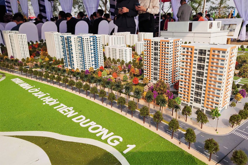 Hà Nội: Chính thức khởi công nhà ở xã hội 9.300 tỷ ở xã Phúc Thịnh- Ảnh 2.