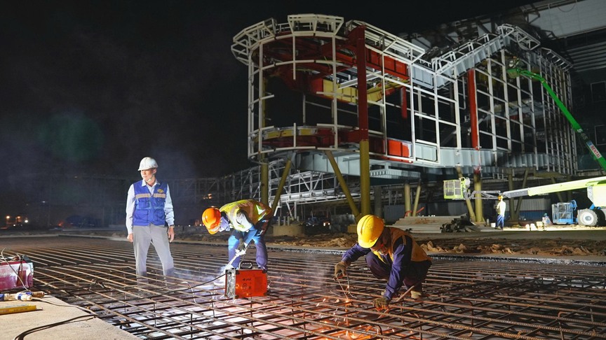 Đại công trường dự án sân bay quy mô tầm cỡ nhất Việt Nam, lọt TOP siêu sân bay thế giới chạy đua từng phút hướng tới giờ khắc lịch sử- Ảnh 5.