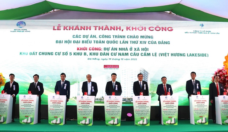 Đà Nẵng khởi công hai dự án nhà ở xã hội hơn 2.700 tỷ đồng, mở rộng cơ hội an cư cho người thu nhập thấp- Ảnh 1.