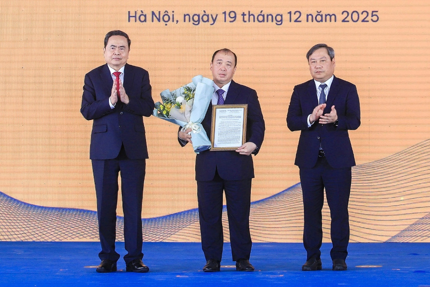 Liên danh Đại Quang Minh - Văn Phú - MIK Group - Thaco - T&T Group - Hòa Phát khởi công Dự án đầu tư xây dựng Trục đại lộ cảnh quan sông Hồng- Ảnh 5.