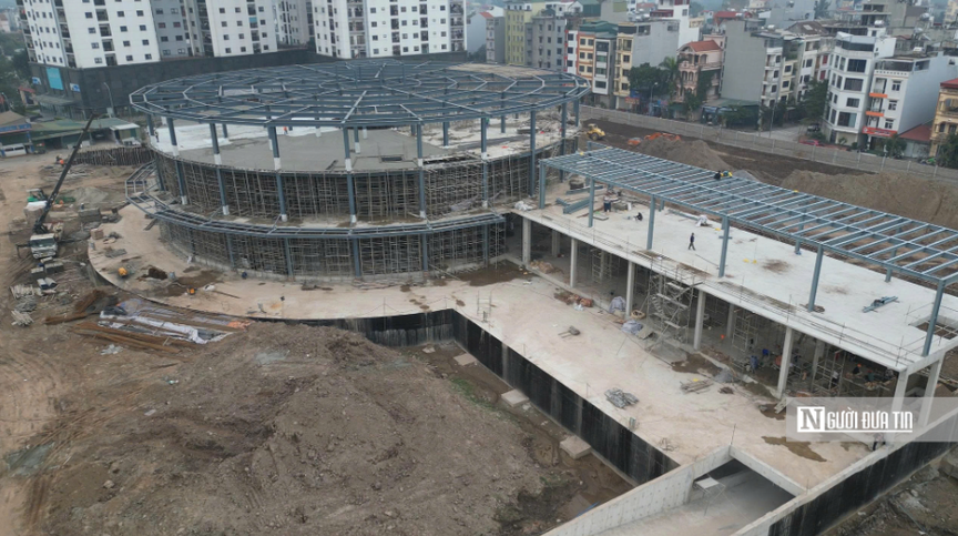 Chỉ ít tháng nữa, sẽ hoàn thành bến xe khách thứ 7 hiện đại nhất Hà Nội- Ảnh 1.