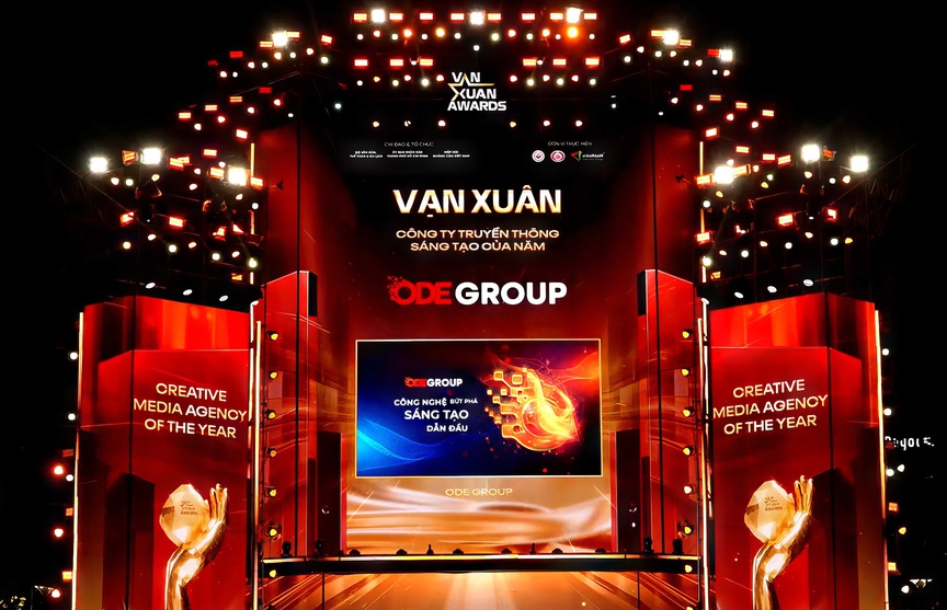 ODE Group được vinh danh “Công ty Truyền thông Sáng tạo của năm 2025” tại Vạn Xuân Awards- Ảnh 1.