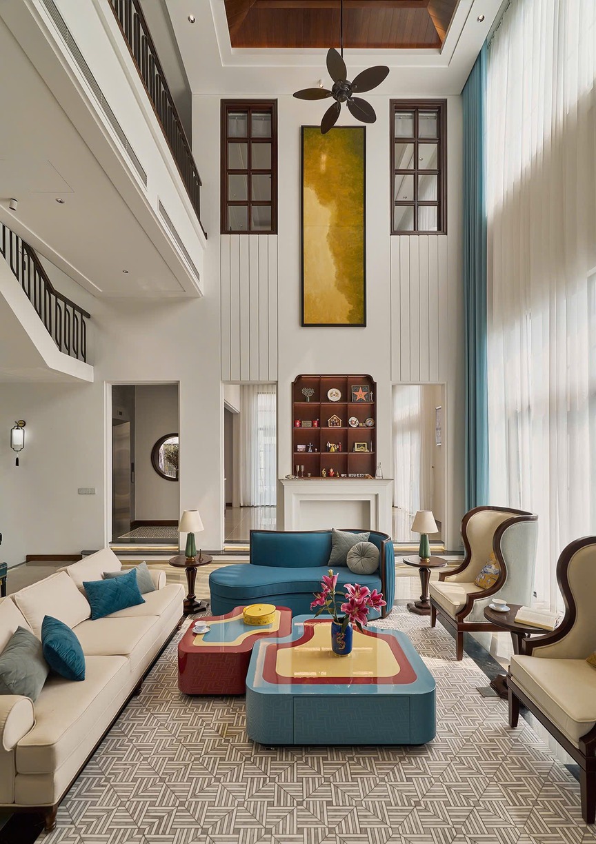 Bên trong căn biệt thự mang hồn Kinh Bắc với kiến trúc Đông Dương- Ảnh 9.