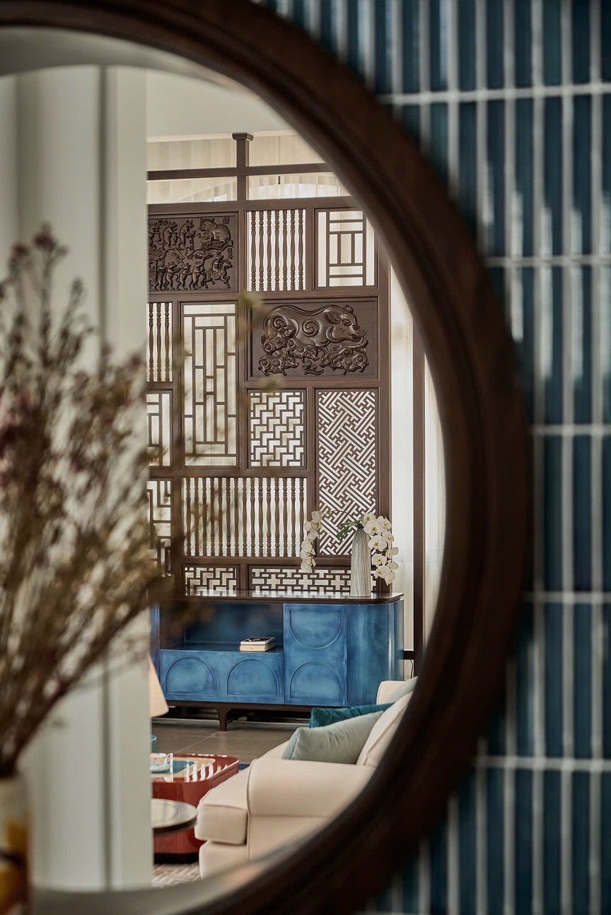 Bên trong căn biệt thự mang hồn Kinh Bắc với kiến trúc Đông Dương- Ảnh 3.