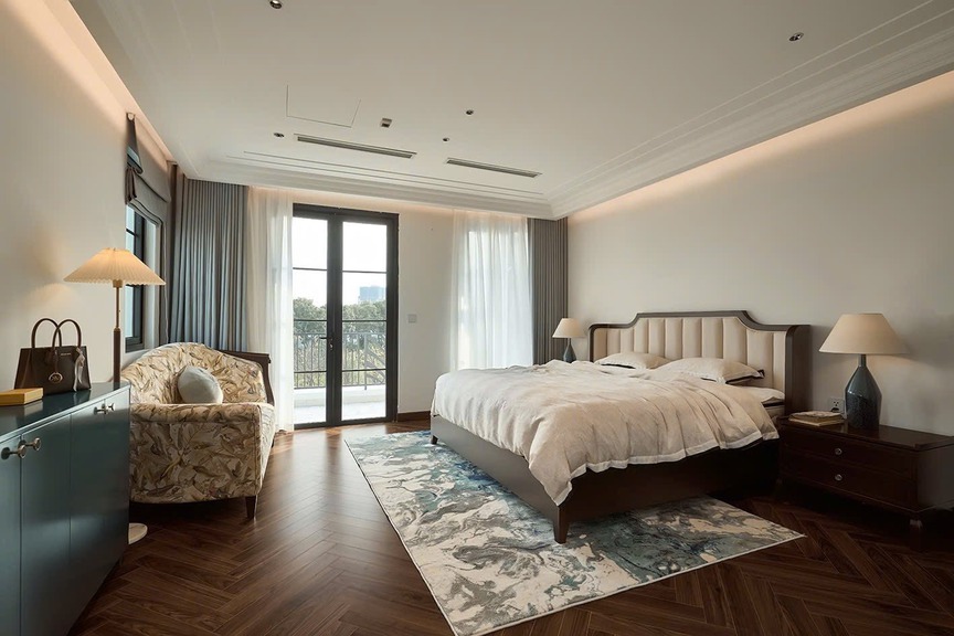 Bên trong căn biệt thự mang hồn Kinh Bắc với kiến trúc Đông Dương- Ảnh 5.