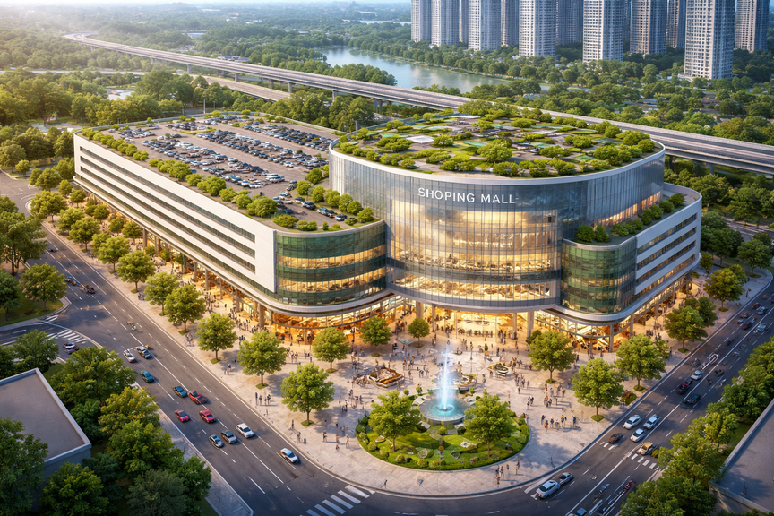 Đơn vị hành chính loại đặc biệt của Việt Nam sắp có thêm trung tâm thương mại rộng lớn, nằm sát các đầu mối giao thông- Ảnh 1.