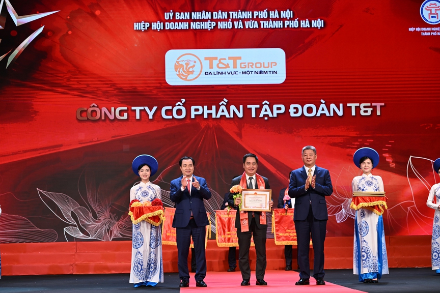 T&T Group được vinh danh tại Lễ tôn vinh doanh nhân, doanh nghiệp Thăng Long 2025- Ảnh 1.