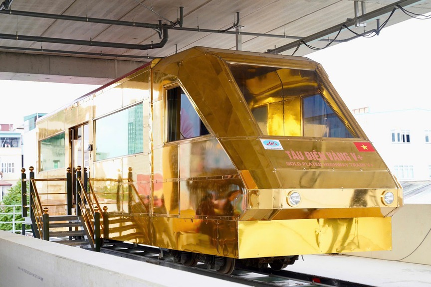 Mô hình 1:1 đường cao tốc và đường sắt đô thị của Công ty TNHH Hòa Bình. Nguồn ảnh: Hòa Bình