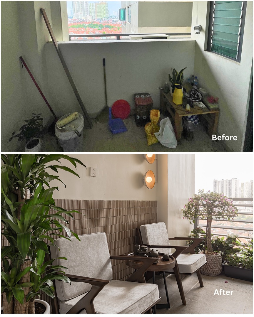 Ban công mở, ánh sáng ngập tràn: Không gian sống đáng mơ ước sau lần sửa nhà thứ 2- Ảnh 4.