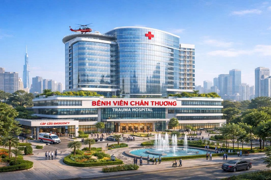 TP. HCM dự kiến xây dựng Bệnh viện Chấn thương đầu tiên tại Việt Nam. Ảnh minh họa