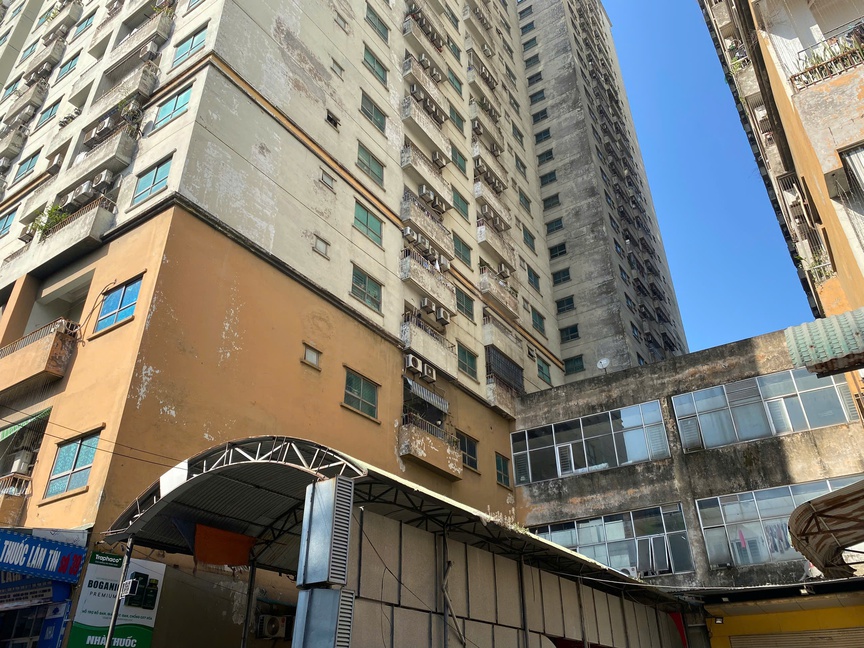 Hiện trạng các tòa nhà tại dự án CT6 Kiến Hưng