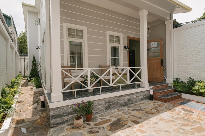 Bỏ phố về xa trung tâm, vợ chồng trẻ bỏ 4 tỷ xây nhà 70m2 để ‘sống chậm’- Ảnh 2.