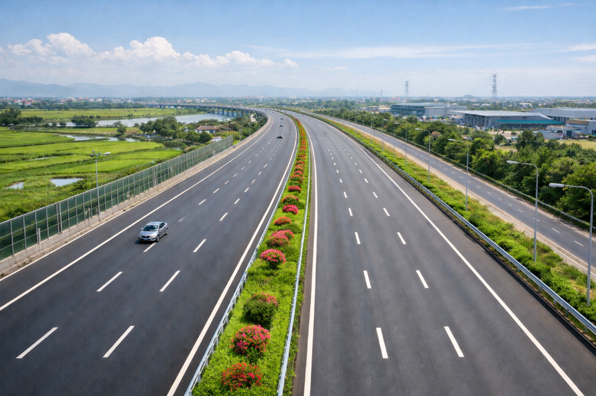 Tuyến cao tốc Nội Bài - Bắc Ninh - Phả Lại. Ảnh minh họa