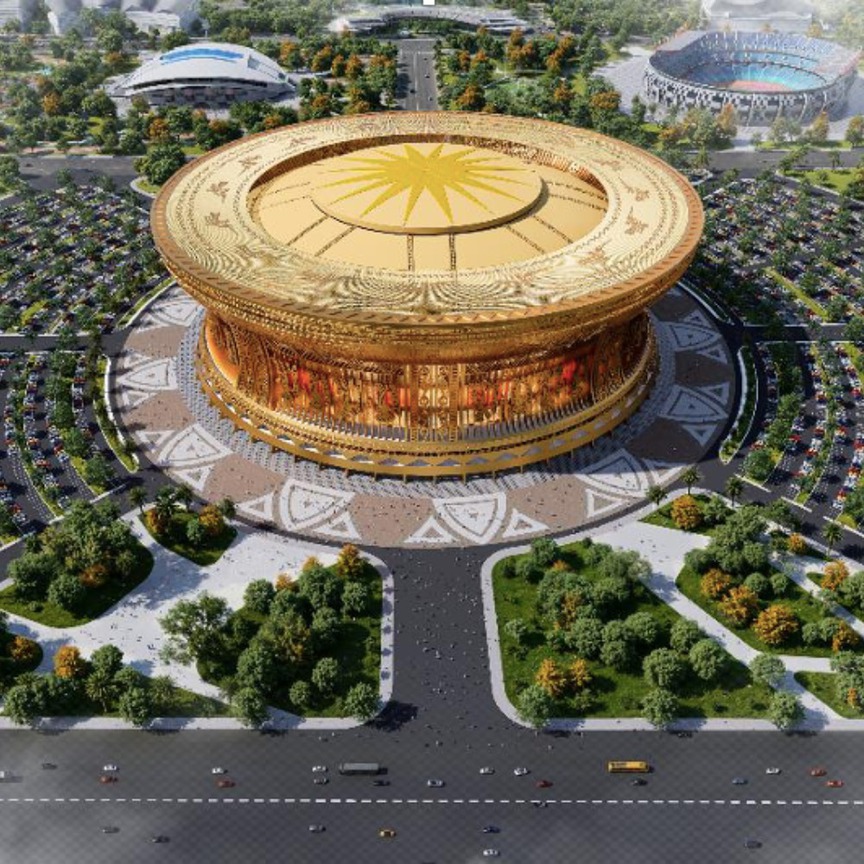 Việt Nam sắp có sân vận động quy mô 135.000 chỗ, sở hữu mái che đóng mở lớn nhất thế giới- Ảnh 2.