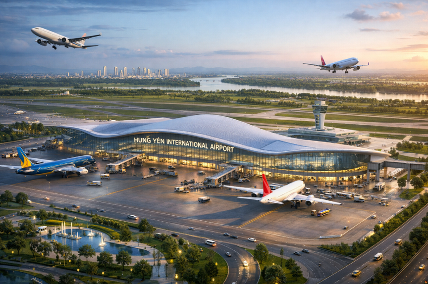Tỉnh Hưng Yên đề xuất đầu tư sân bay quốc tế sau năm 2030. Ảnh minh họa
