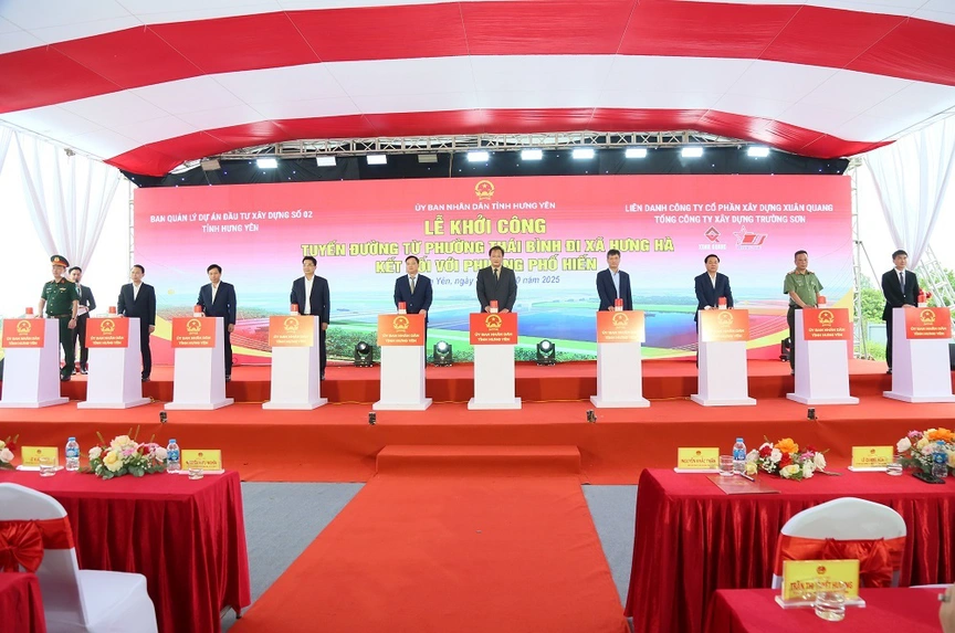 Hưng Yên: Đẩy nhanh tiến độ dự án tuyến đường Thái Bình - Hưng Hà - Phố Hiến- Ảnh 3.