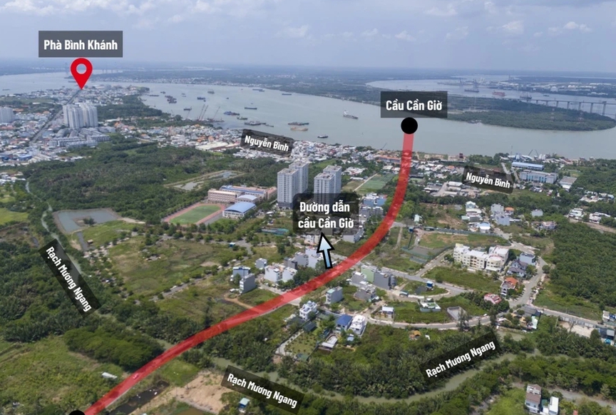 Chuyển động mới nhất về dự án cầu dây văng gần 16.000 tỷ tại nơi từng là 'huyện duy nhất giáp biển' của TP. HCM- Ảnh 3.