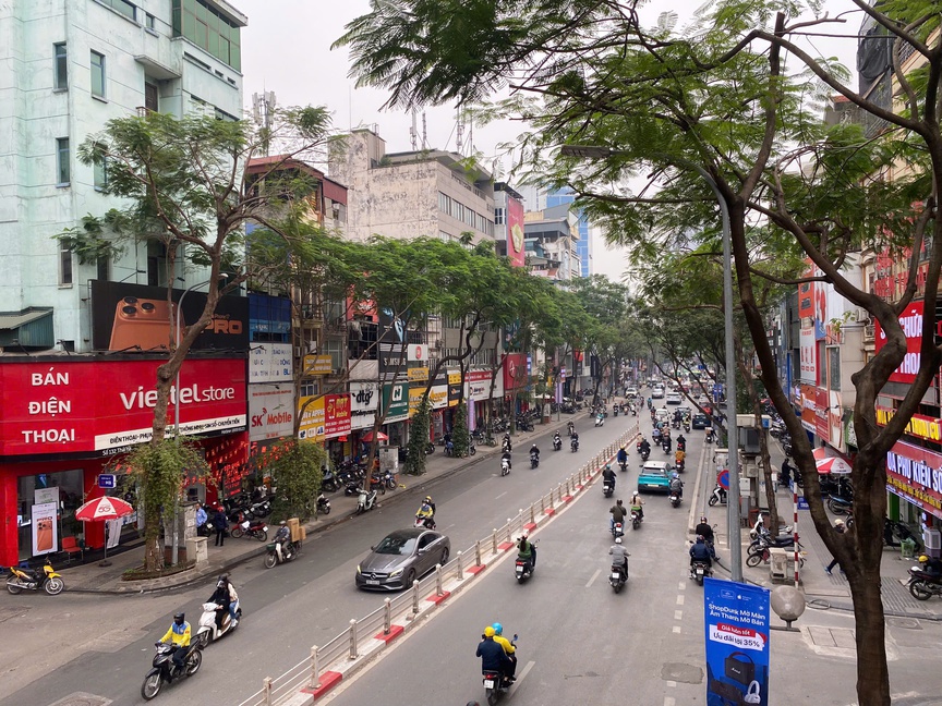 Toàn cảnh tuyến phố Thái Hà, Hà Nội Toàn cảnh tuyến phố Thái Hà, Hà Nội