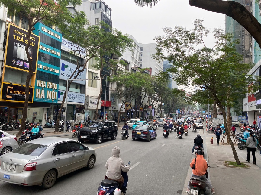 Một góc tuyến phố Thái Hà Một góc tuyến phố Thái Hà