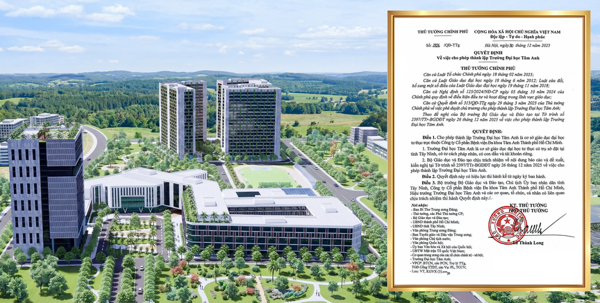 Hệ thống Bệnh viện Đa khoa Tâm Anh thành lập Trường Đại học đào tạo chuyên sâu y khoa tiêu chuẩn quốc tế- Ảnh 1. Hệ thống Bệnh viện Đa khoa Tâm Anh thành lập Trường Đại học đào tạo chuyên sâu y khoa tiêu chuẩn quốc tế- Ảnh 1.