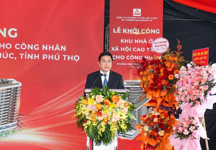 Phú Thọ khởi công thêm 559 căn nhà ở xã hội cho công nhân- Ảnh 2.