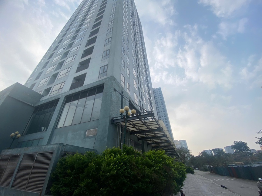 Một góc của chung cư trên đường Trịnh Đình Cửu