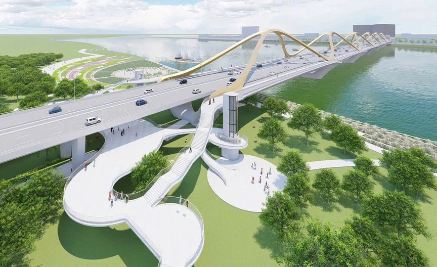 Muộn nhất hôm nay, công tác GPMB cho siêu cầu hơn 16.000 tỷ mang tên danh tướng huyền thoại cần phải hoàn tất- Ảnh 2.