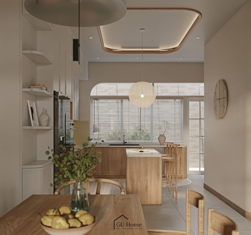 Sống chậm và chữa lành trong căn hộ mang đậm phong cách Japandi giữa làng quê- Ảnh 4. Sống chậm và chữa lành trong căn hộ mang đậm phong cách Japandi giữa làng quê- Ảnh 4.