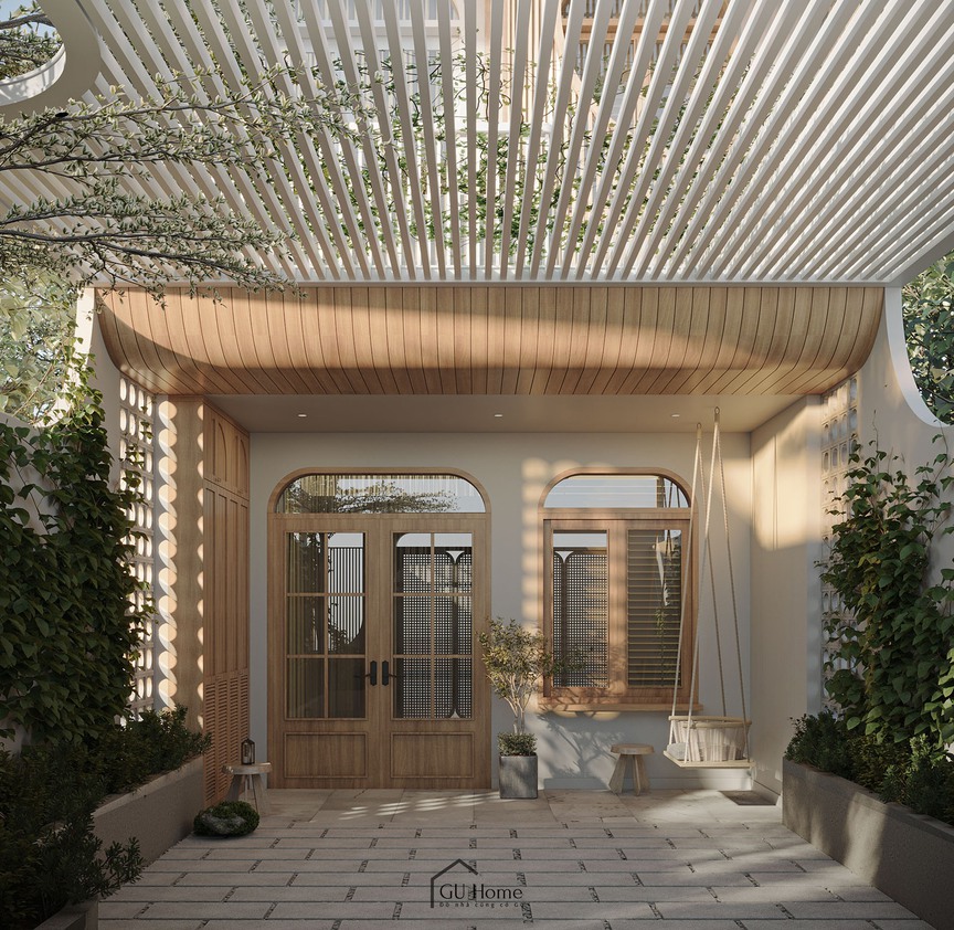 Sống chậm và chữa lành trong căn hộ mang đậm phong cách Japandi giữa làng quê- Ảnh 1. Sống chậm và chữa lành trong căn hộ mang đậm phong cách Japandi giữa làng quê- Ảnh 1.