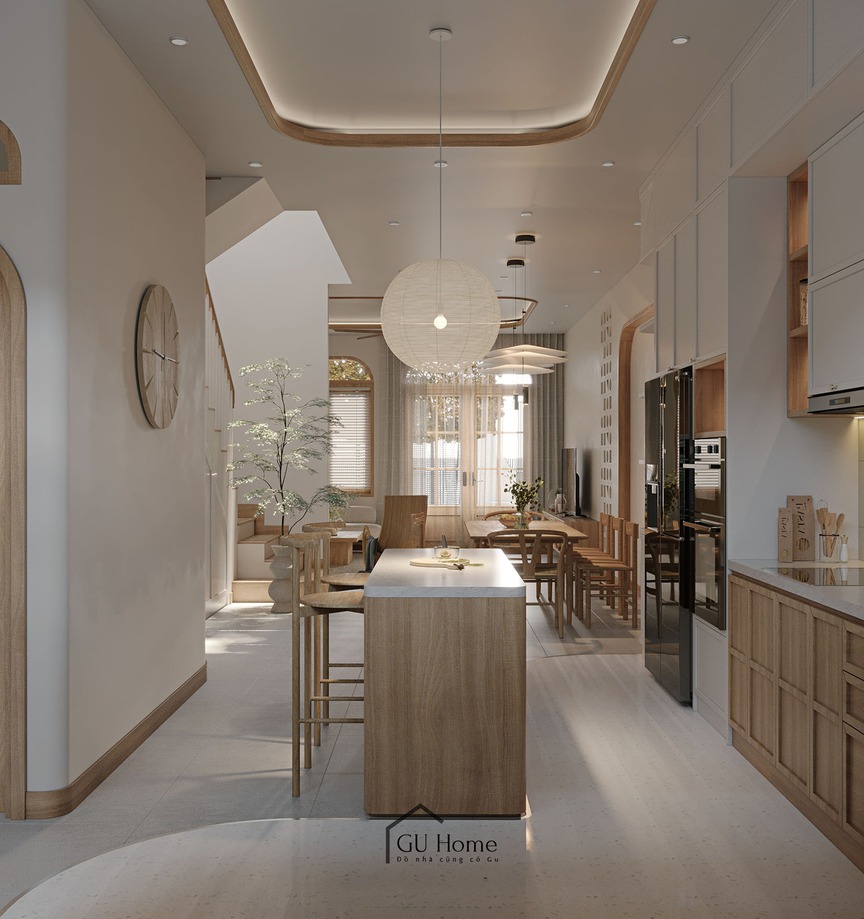 Sống chậm và chữa lành trong căn hộ mang đậm phong cách Japandi giữa làng quê- Ảnh 7. Sống chậm và chữa lành trong căn hộ mang đậm phong cách Japandi giữa làng quê- Ảnh 7.