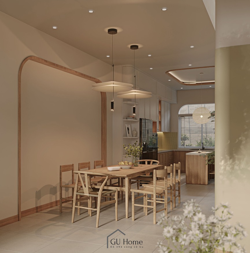 Sống chậm và chữa lành trong căn hộ mang đậm phong cách Japandi giữa làng quê- Ảnh 2. Sống chậm và chữa lành trong căn hộ mang đậm phong cách Japandi giữa làng quê- Ảnh 2.