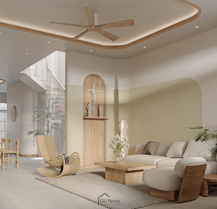 Sống chậm và chữa lành trong căn hộ mang đậm phong cách Japandi giữa làng quê- Ảnh 5. Sống chậm và chữa lành trong căn hộ mang đậm phong cách Japandi giữa làng quê- Ảnh 5.