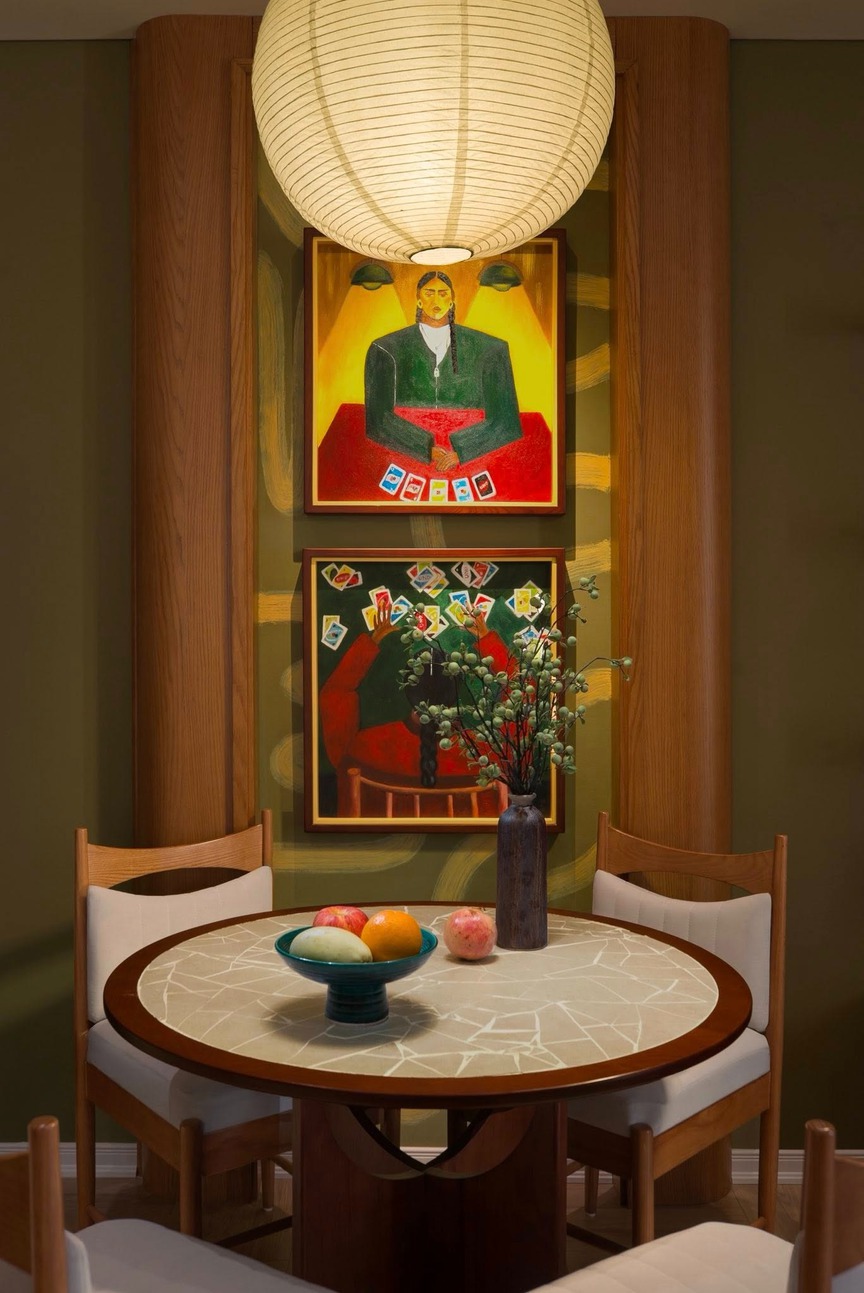 Tổ ấm 77m2 đậm tính nghệ sĩ: Căn hộ nhỏ mang hơi thở Địa Trung Hải và mid-century- Ảnh 4.